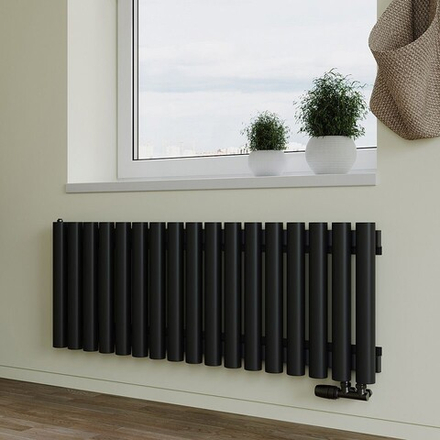Радиатор трубчатый Guardo Torre 6D-600-17 NK-VER-R R9005(M) черный матовый