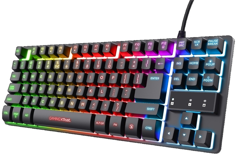 Клавиатура Trust GXT 833 THADO черный