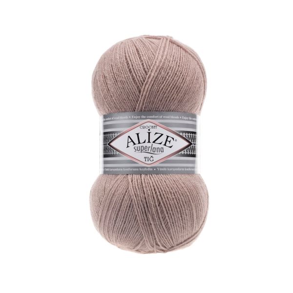 Пряжа Alize (Ализе) Superlana TIG / уп.5 мот. по 100 г, 570м, 541 норка A