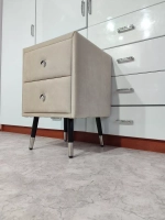 Ножки мебельные Черные с Серебром 200мм/4шт