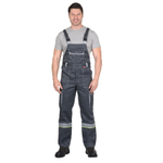 Костюм СИРИУС-ТИТАН куртка, п/к серый со св.серым и СОП и лимонным кантом