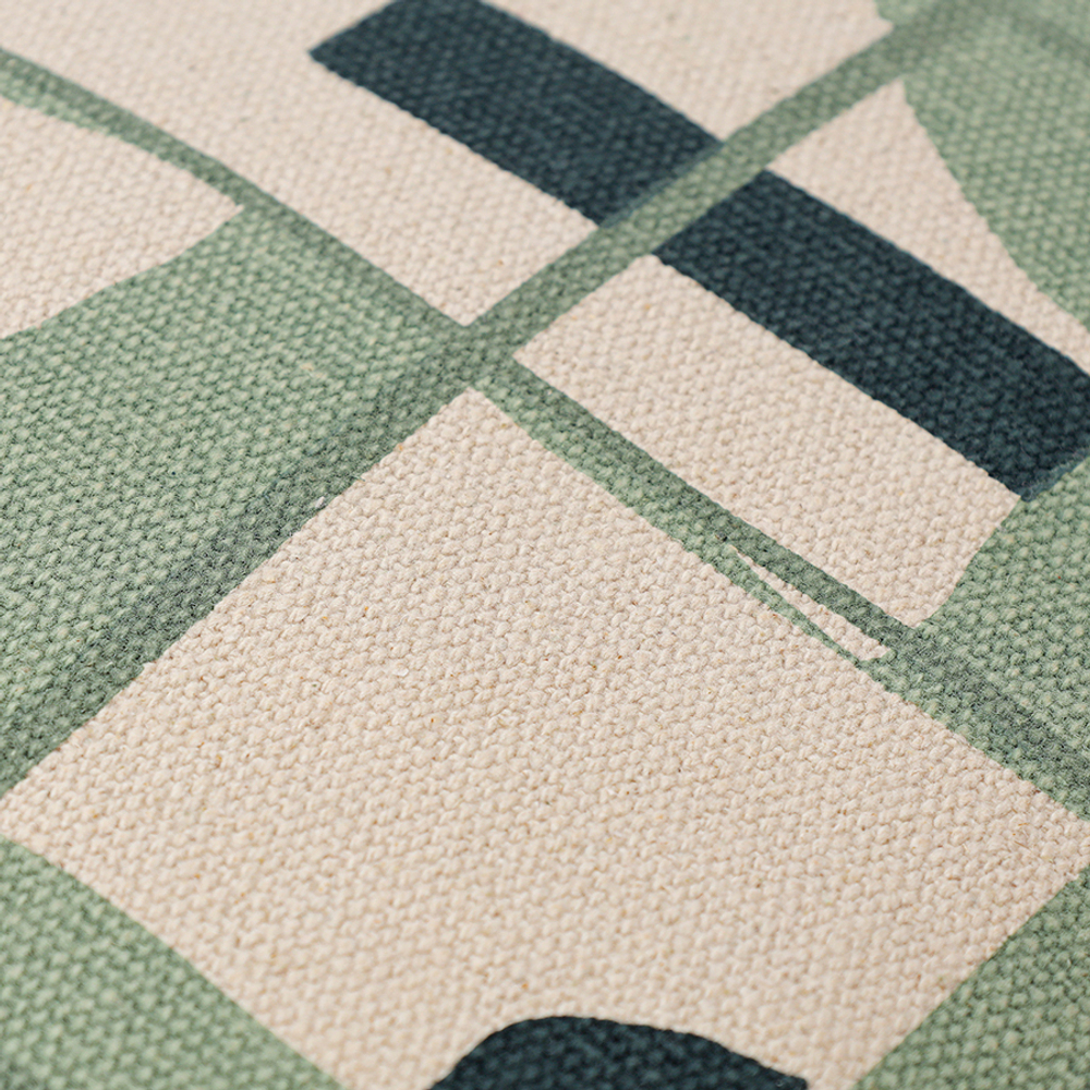 Подушка декоративная с геометрическим принтом из коллекции Ethnic, 45х45 см