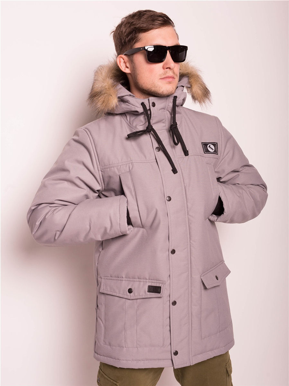 Парка Север зимняя Город Горький светло-серая