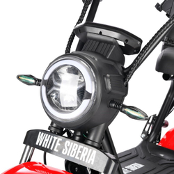 Электроскутер WHITE SIBERIA MINI R 2.0 1200W RED