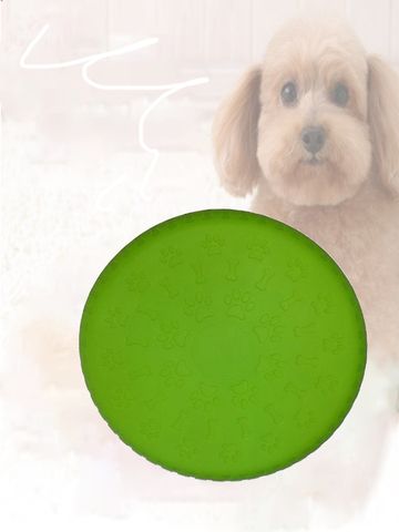 Фрисби для собак, цвет зеленый, 23 см