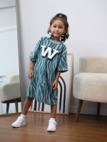 Платье туника оверсайз для девочки