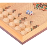 Набор шашки и нарды "Державные" в деревянном коробе, средние SA-DZ-M