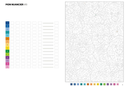 Раскраска по номерам Coloriages mystères - Bisounours, 112 стр