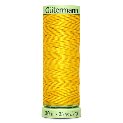 Нитки отделочные Gutermann Top Stitch 30 (30 метров), 5 кат. | 106 т.желтый