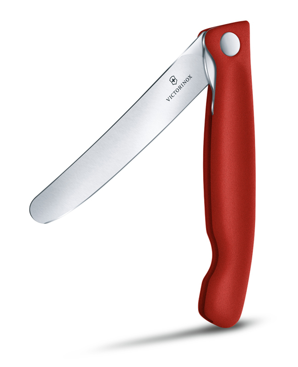 Нож для овощей SwissClassic красный складной 11 см VICTORINOX 6.7801.FB