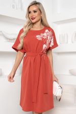Платье Карина (терракот) Р11-1213/3 Nikol
