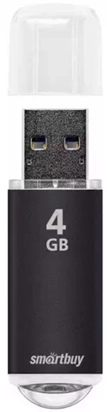 4GB USB Smartbuy V-Cut Black
