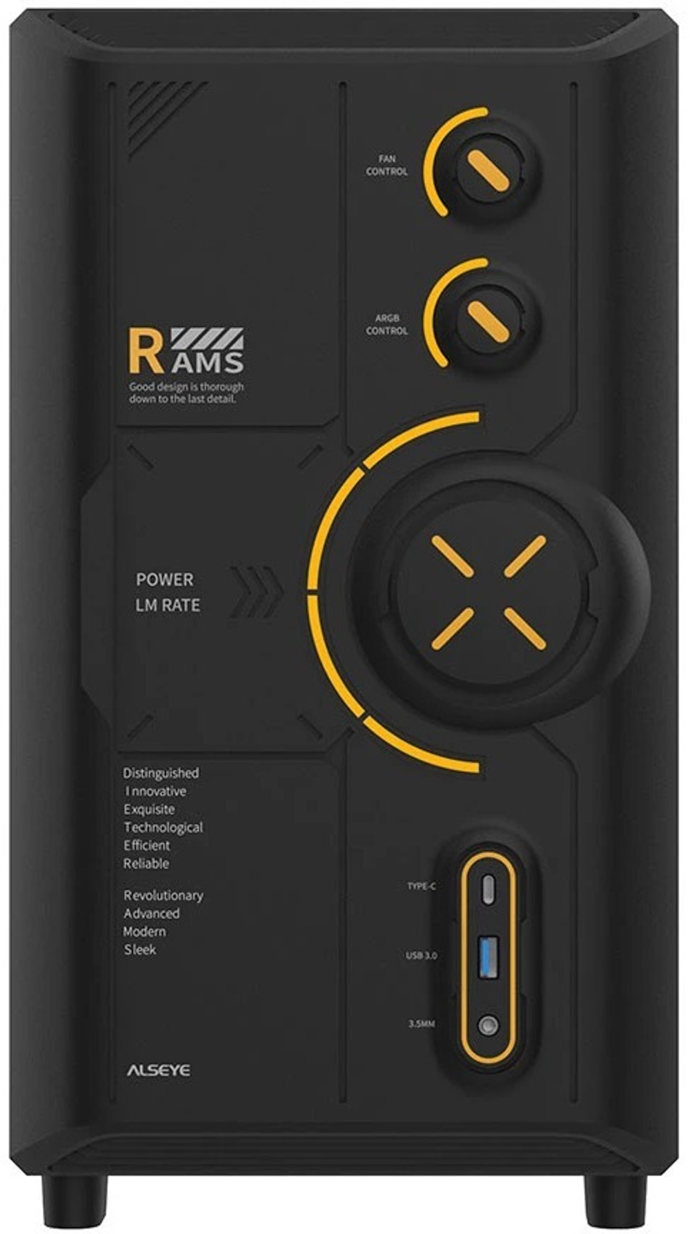 Корпус mATX ALSEYE RAMS 2.0 240-B