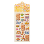 Наклейки стикеры Basir, серия "Капибара", размер 24*9.5 см, 29 стикеров