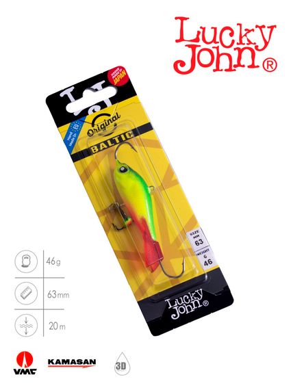 Балансир Lucky John BALTIC 6 с тр. 60мм/26RT блистер