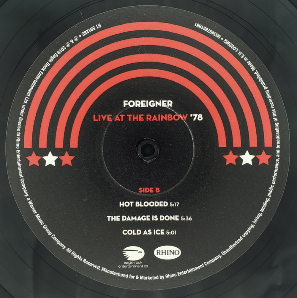 Foreigner / Live At The Rainbow ‘78 (2LP)