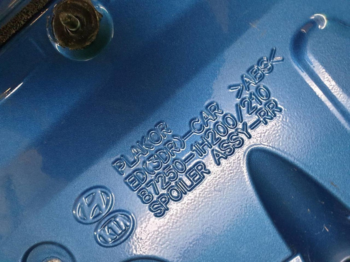 Спойлер крышки багажника Kia Ceed 1 ED (2006-2012) хэтчбек 3 двери