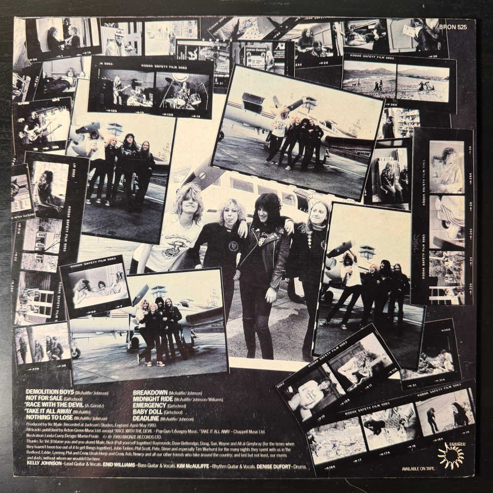 Girlschool ‎– Demolition (Англия 1980г.) Т