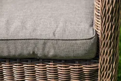 "Гляссе" лаунж-зона из искусственного ротанга, цвет коричневый