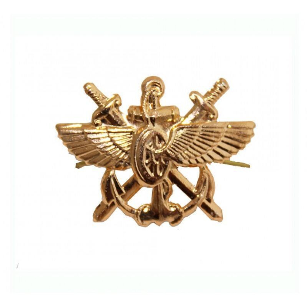 Эмблема петличная ВОСО н/о золотая