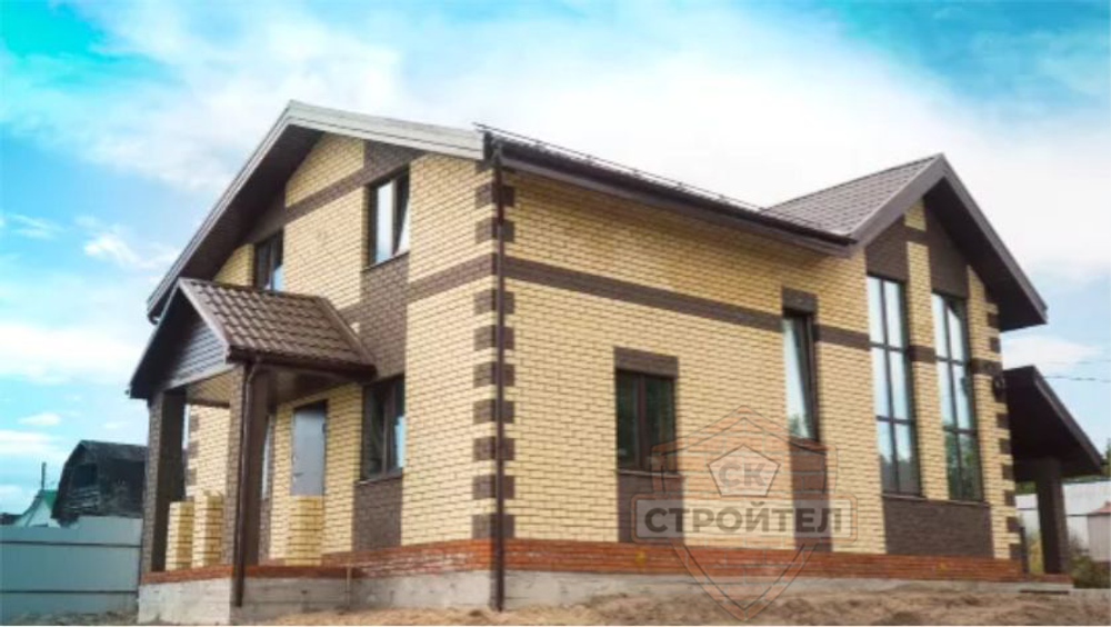 Строительство дома из кирпича 210 м2