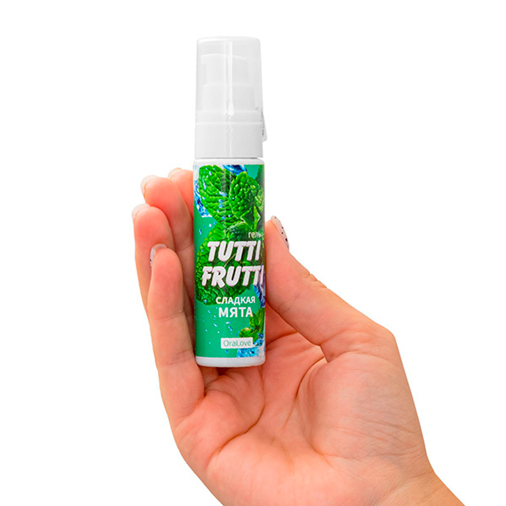 Гель-смазка со вкусом сладкой мяты Биоритм OraLove Tutti-frutti 30г