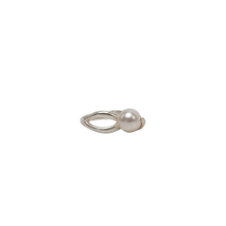 "Лиль" кольцо в серебряном покрытии из коллекции "Жемчужная" от Jenavi