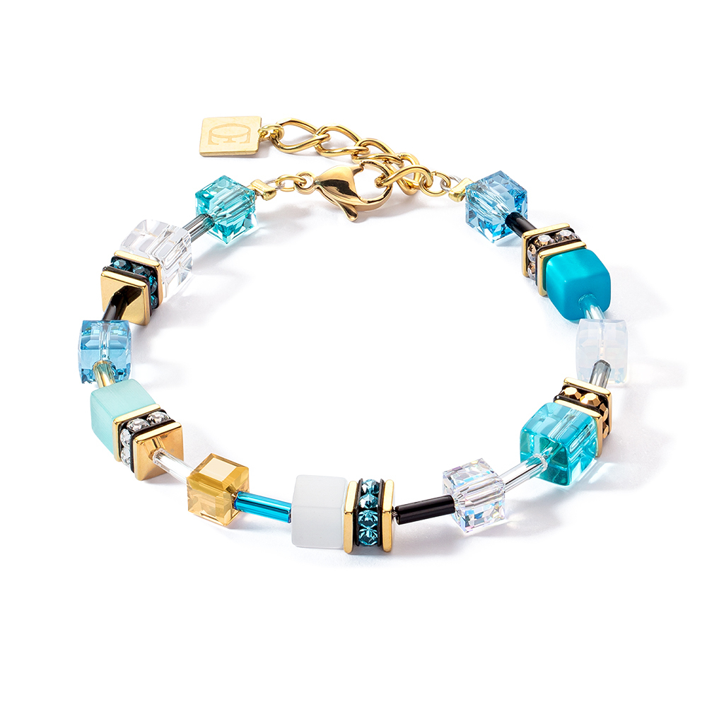 Браслет Coeur de Lion Turquoise-Gold 2838/30-0616