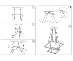 Kink Light 08229,19(4000K) Подвес Альтис черный w80+60