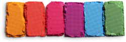 NYX Professional Makeup Ultimate Edit Petite Shadow - палитра теней для век, 6× 1,2 g