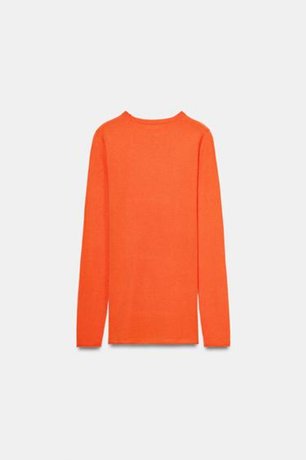 Тонкий вязаный шерстяной свитер - ZARA