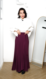 Юбка "Любимый размер" в баклажане