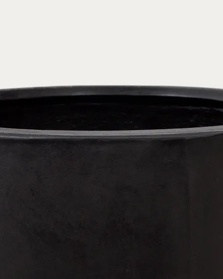 Напольное кашпо Aiguablava, Ø75х120 см, черный цемент