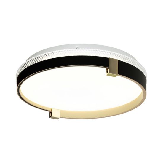 7647/CL PALE SN 189 Светильник пластик/белый/черный/золотой LED 30Вт 4000К D340 IP43 OLIDI BLACK