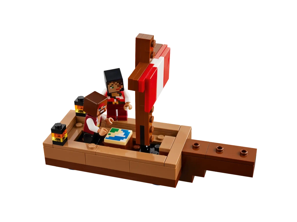 Конструктор LEGO Minecraft 21259 Путешествие на пиратском корабле