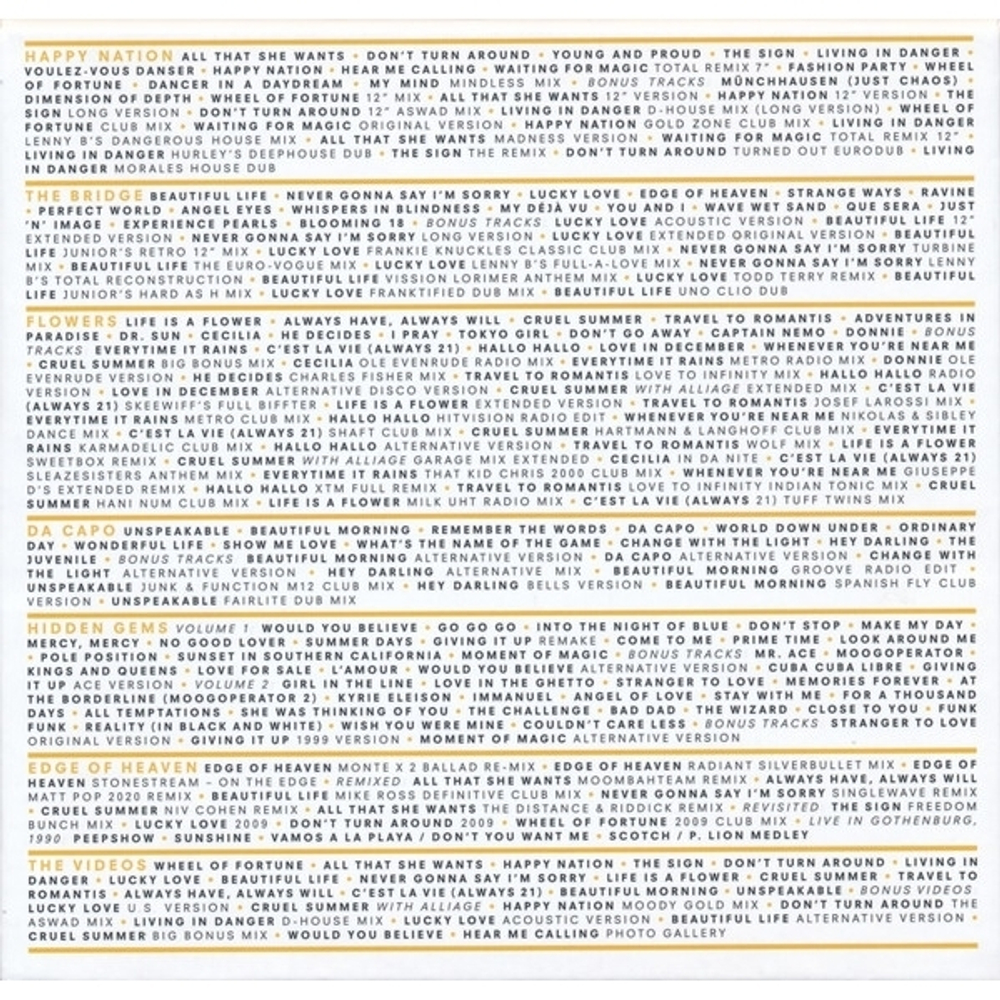 Ace Of Base / All That She Wants: The Classic Collection (Deluxe Edition)(11CD+DVD)