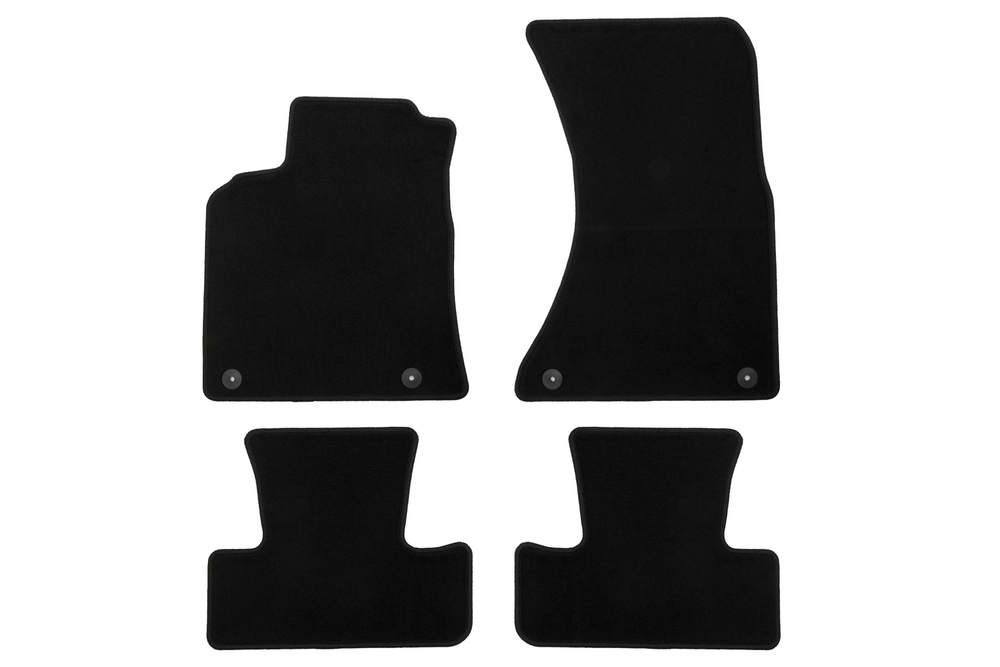 Коврики в салон для AUDI Q5 АКПП 2008-2012, 2012-2017, внедорожник , 4 шт. (текстиль) KLEVER01041501200K