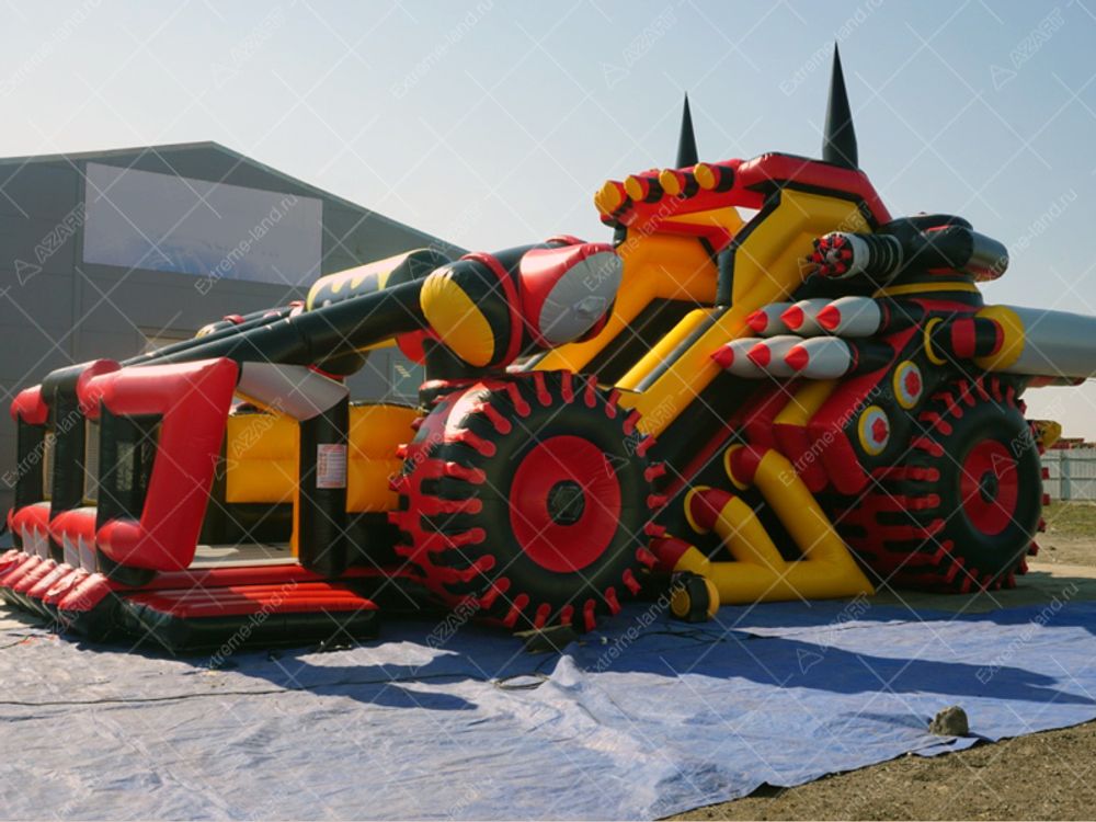 Батут-горка "Бэтмобиль 2"