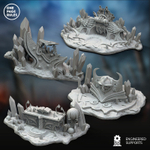 Grand Alliance Chaos Disciples of Tzeentch террейн баррикада 1 шт. миниатюра для dnd, днд, pathfinder, фентези, Настольная игра, НРИ, Варгейм, РПГ