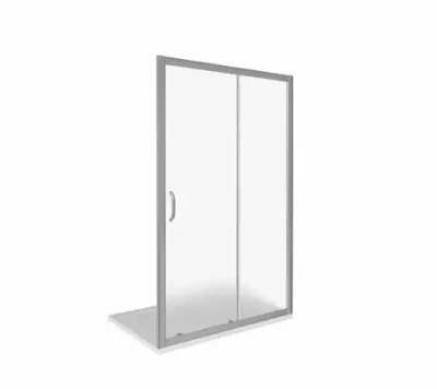 Душевая дверь в нишу Bas Infinity WTW-120-G-CH 120*185 с поддоном 3см