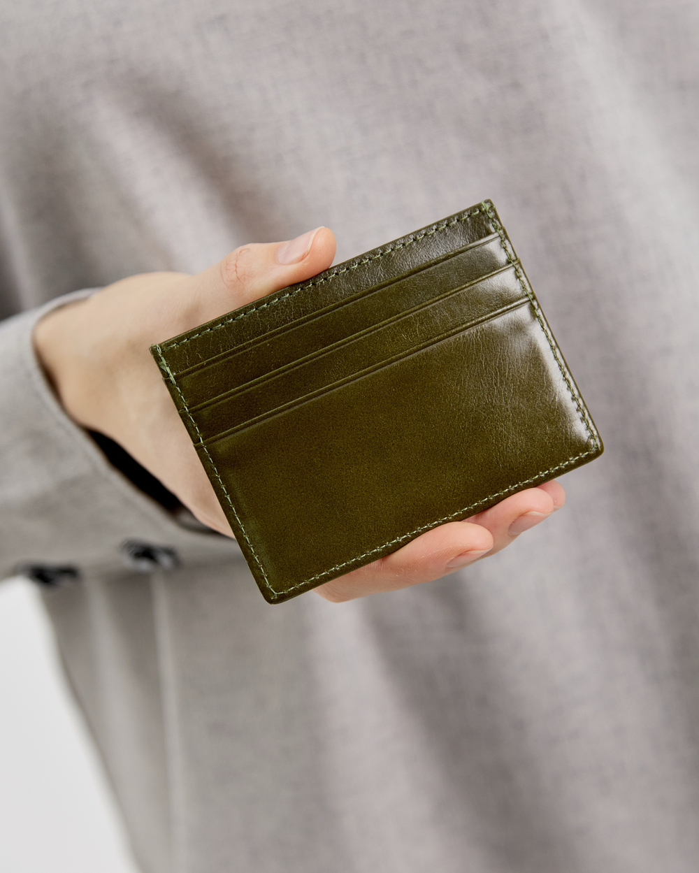 Картхолдер 514 12 оливковый