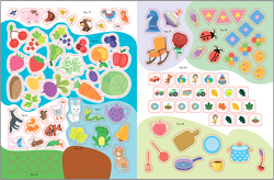 Логика, мышление 4+ Школа Семи Гномов. Активити с наклейками