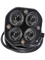 Фара 4 линзы провод 220см разъем 2pin для электровелосипедов