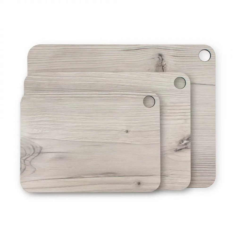Набор разделочных досок на подставке 3шт ComposeEat Elegance белое дерево