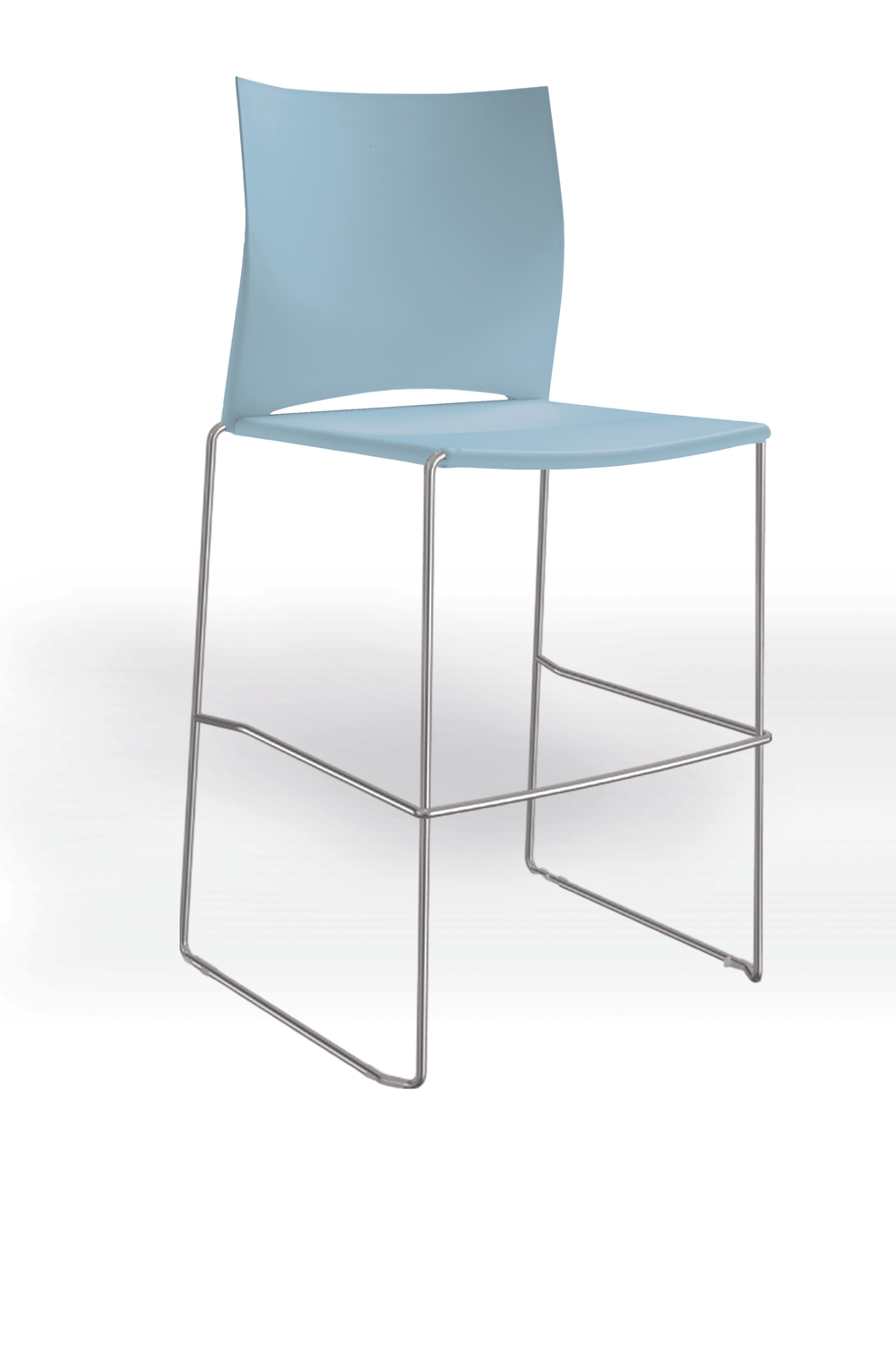 Web стул на полозьях кухонный/барный