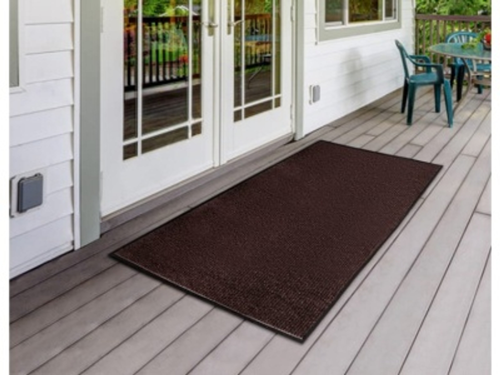Коврик влаговпитывающий ребристый Стандарт коричневый (1,2*2,5м)
