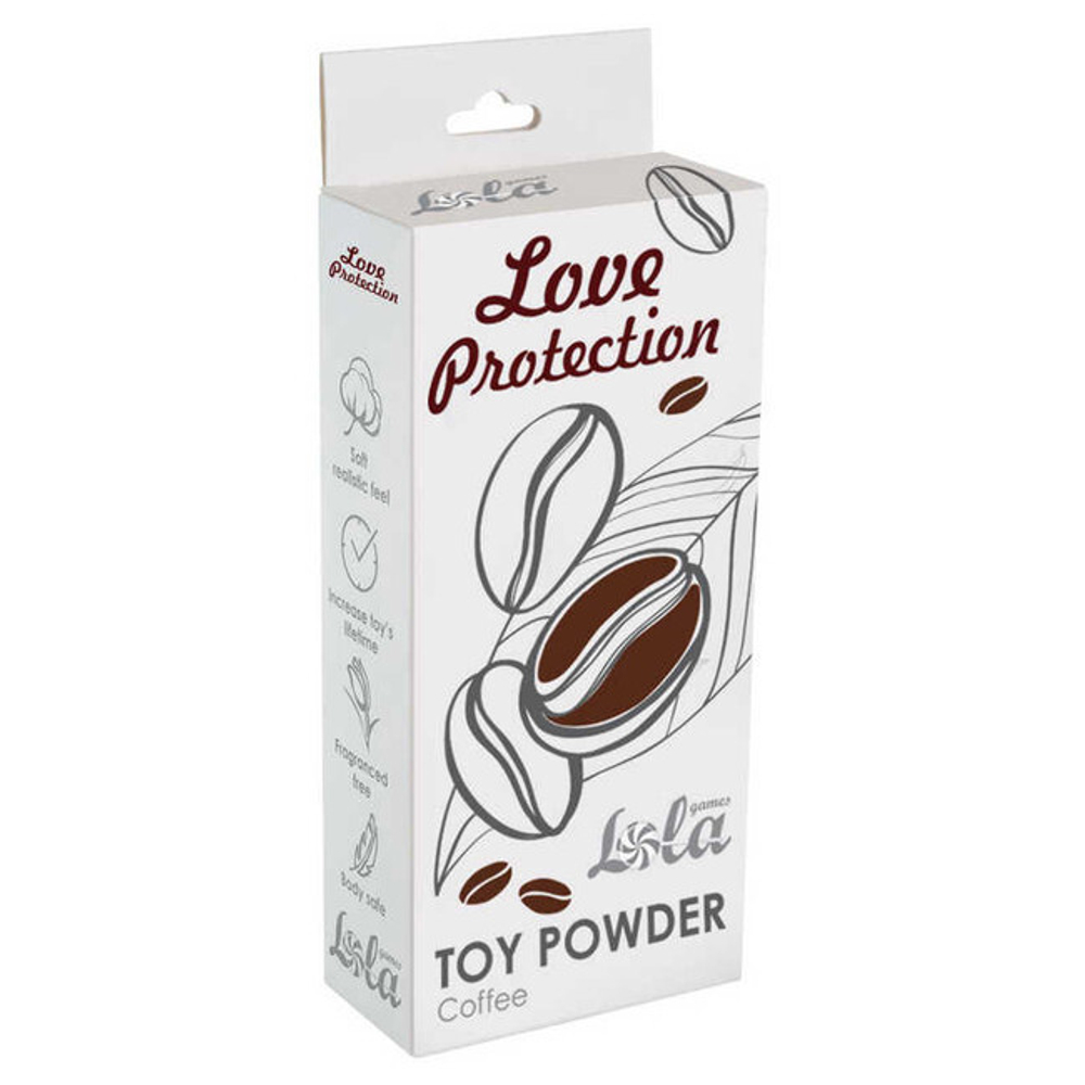 Пудра для игрушек Love Protection Coffee, 30 г (Цвет: белый)