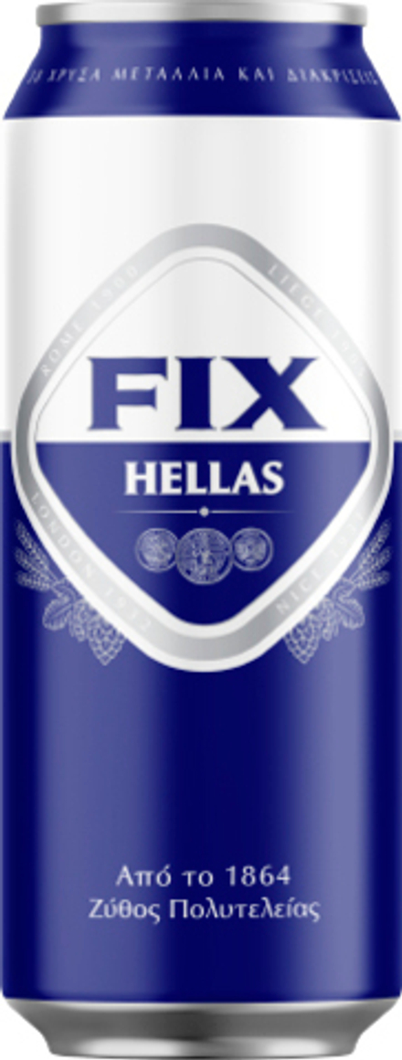 Пиво Фикс Хеллас / Fix Hellas 0.5л - банка