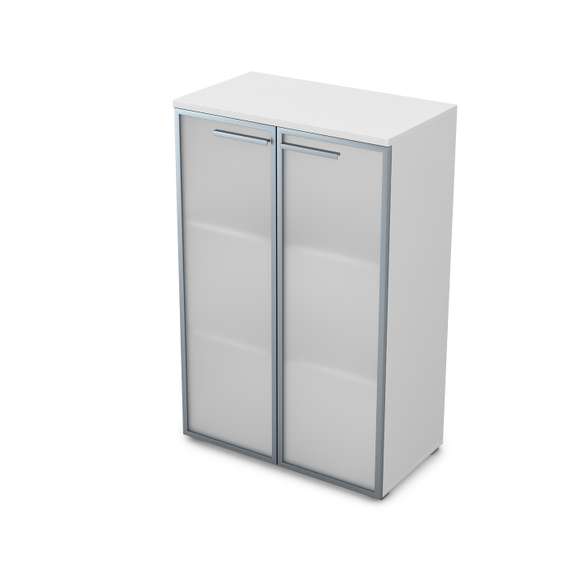 9Ш.017.6 Шкаф средний со стеклом (800*450*1245)