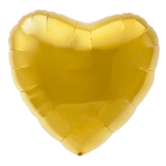 Шар фольгированный Сердце 76 см (Золотой)